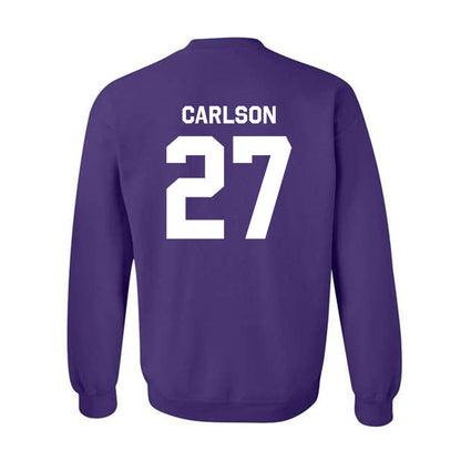 Northwestern - NCAA Baseball : Zach Carlson - Classic Shersey Crewneck Sweatshirt-1