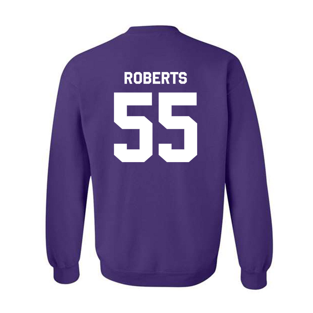Northwestern - NCAA Football : Dylan Roberts - Classic Shersey Crewneck Sweatshirt-1