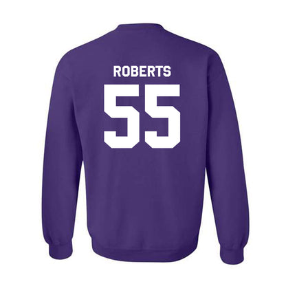 Northwestern - NCAA Football : Dylan Roberts - Classic Shersey Crewneck Sweatshirt-1