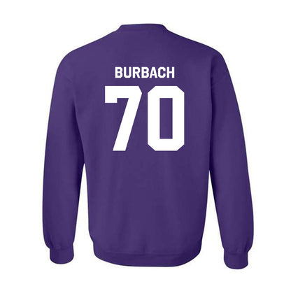 Northwestern - NCAA Football : Leighton Burbach - Classic Shersey Crewneck Sweatshirt-1