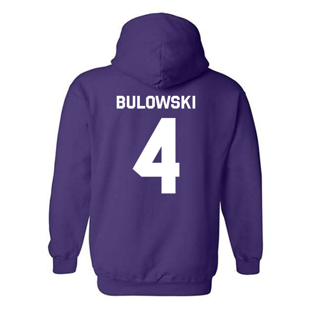 Northwestern - NCAA Men's Soccer : Dalton Bulowski - Classic Shersey Hooded Sweatshirt-1