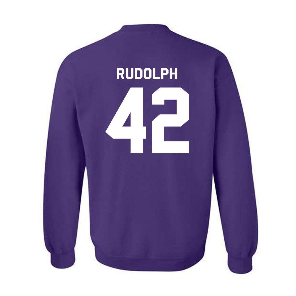 Northwestern - NCAA Women's Lacrosse : Hannah Rudolph - Classic Shersey Crewneck Sweatshirt-1