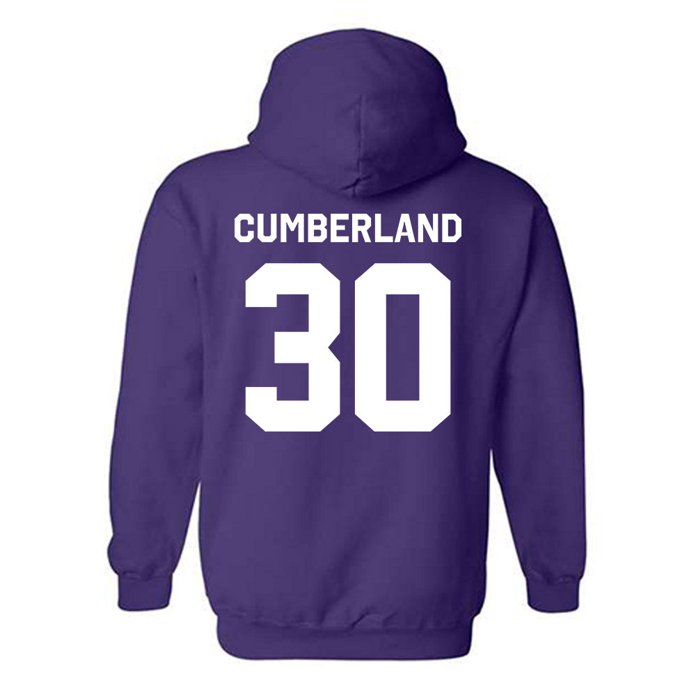 Northwestern - NCAA Women's Lacrosse : Noel Cumberland - Classic Shersey Hooded Sweatshirt-1