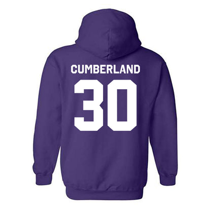 Northwestern - NCAA Women's Lacrosse : Noel Cumberland - Classic Shersey Hooded Sweatshirt-1