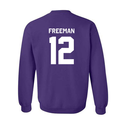 Northwestern - NCAA Baseball : Jackson Freeman - Classic Shersey Crewneck Sweatshirt-1