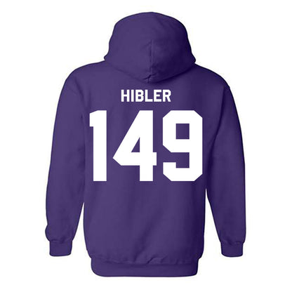 Northwestern - NCAA Wrestling : August Hibler - Classic Shersey Hooded Sweatshirt-1