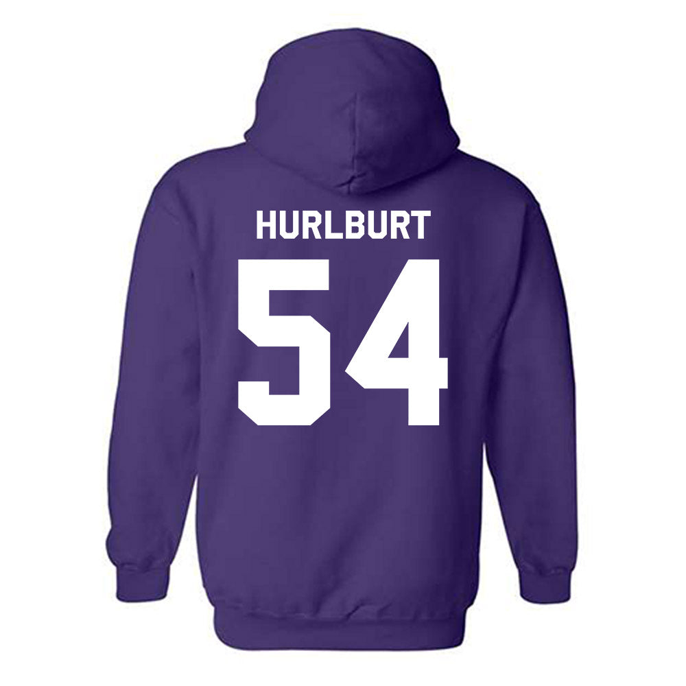 Northwestern - NCAA Men's Basketball : Gus Hurlburt - Classic Shersey Hooded Sweatshirt-1