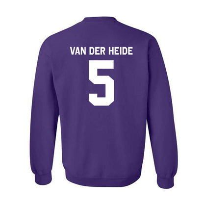 Northwestern - NCAA Men's Soccer : Dimas Van der Heide - Classic Shersey Crewneck Sweatshirt-1
