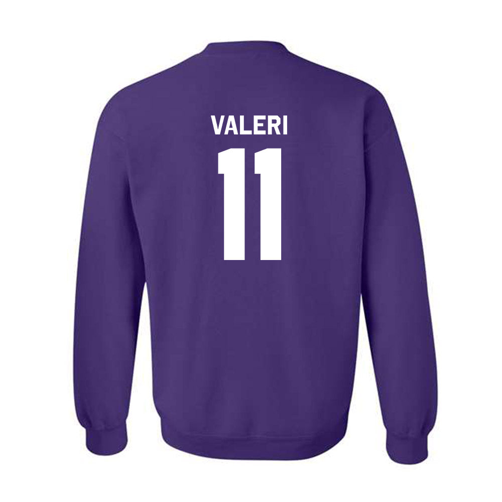 Northwestern - NCAA Football : Seth Valeri - Classic Shersey Crewneck Sweatshirt-1