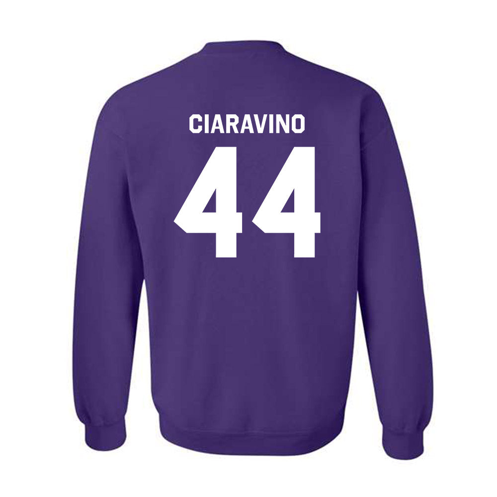 Northwestern - NCAA Men's Basketball : Angelo Ciaravino - Classic Shersey Crewneck Sweatshirt-1