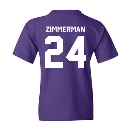 Northwestern - NCAA Women's Soccer : Gwen Zimmerman - Classic Shersey Youth T-Shirt-1