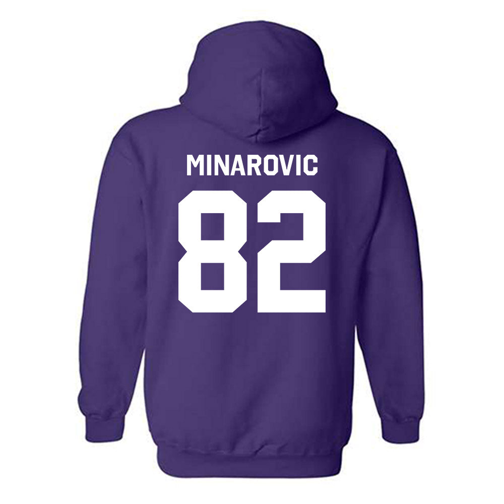 Northwestern - NCAA Softball : Grace Minarovic - Classic Shersey Hooded Sweatshirt-1