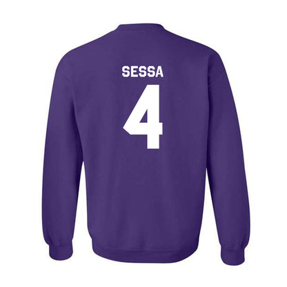 Northwestern - NCAA Women's Field Hockey : Ashley Sessa - Classic Shersey Crewneck Sweatshirt-1