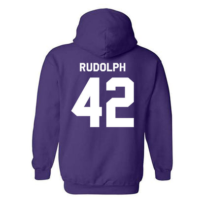 Northwestern - NCAA Women's Lacrosse : Hannah Rudolph - Classic Shersey Hooded Sweatshirt-1