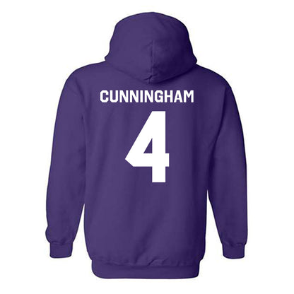 Northwestern - NCAA Softball : Renae Cunningham - Classic Shersey Hooded Sweatshirt-1