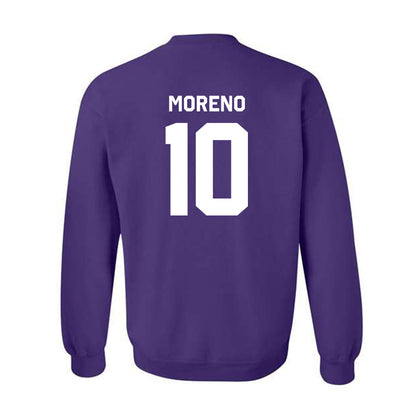 Northwestern - NCAA Women's Basketball : Sandra Moreno - Classic Shersey Crewneck Sweatshirt-1