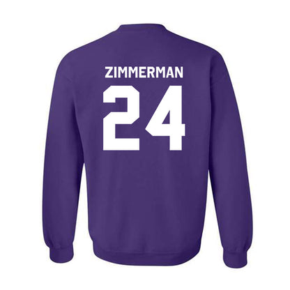 Northwestern - NCAA Women's Soccer : Gwen Zimmerman - Classic Shersey Crewneck Sweatshirt-1
