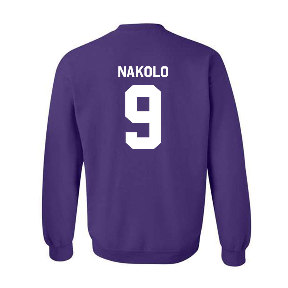 Northwestern - NCAA Men's Soccer : Ethan Nakolo - Classic Shersey Crewneck Sweatshirt-1