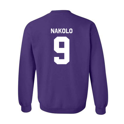 Northwestern - NCAA Men's Soccer : Ethan Nakolo - Classic Shersey Crewneck Sweatshirt-1