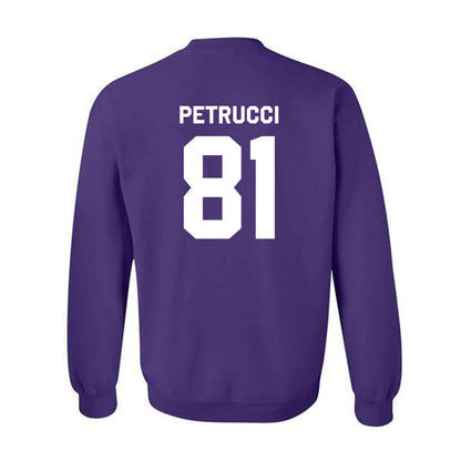 Northwestern - NCAA Football : Christopher Petrucci - Classic Shersey Crewneck Sweatshirt-1