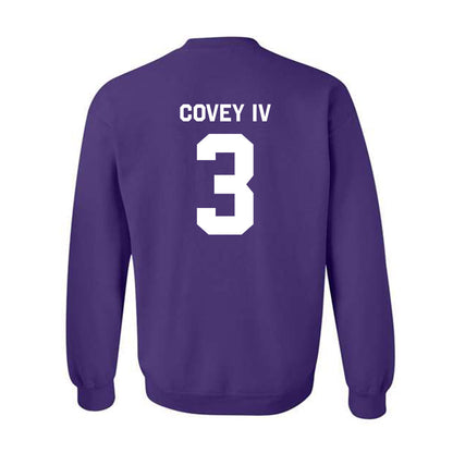 Northwestern - NCAA Football : Frank Covey IV - Classic Shersey Crewneck Sweatshirt-1