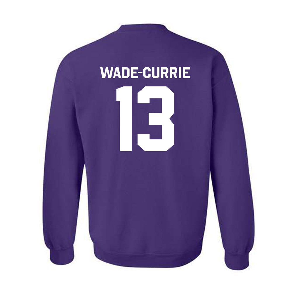 Northwestern - NCAA Women's Fencing : Ava Wade-Currie - Classic Shersey Crewneck Sweatshirt-1