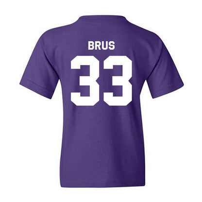 Northwestern - NCAA Football : Braydon Brus - Classic Shersey Youth T-Shirt-1
