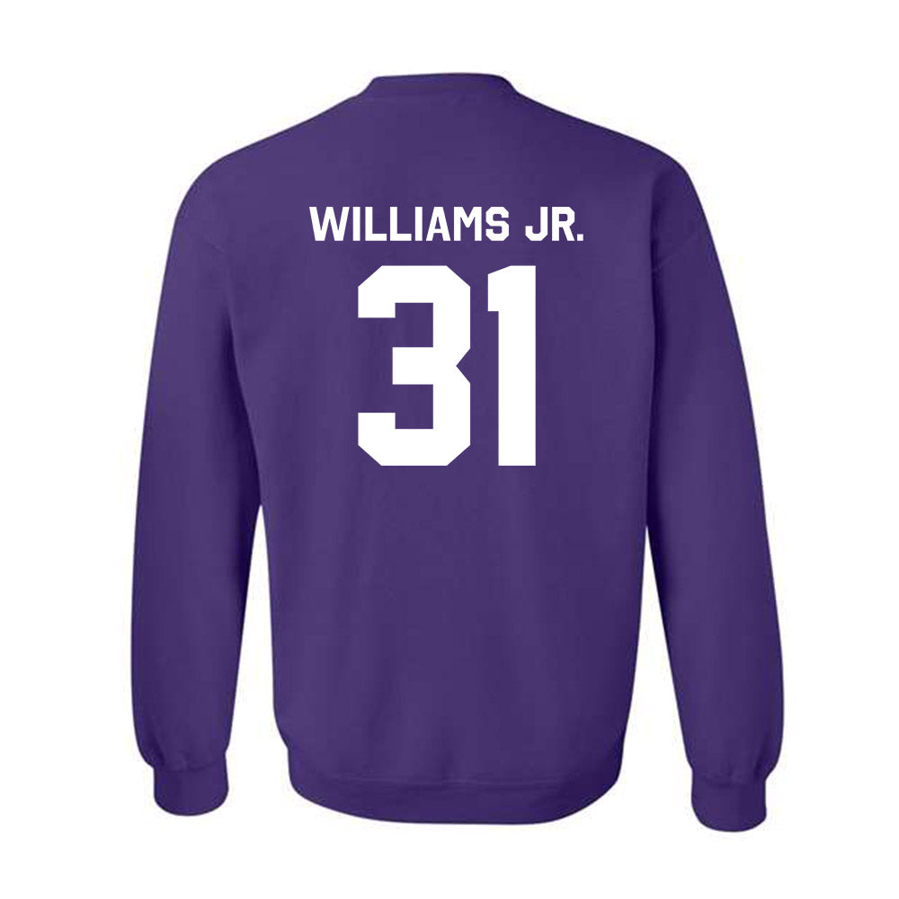 Northwestern - NCAA Football : Tito Williams Jr. - Classic Shersey Crewneck Sweatshirt-1