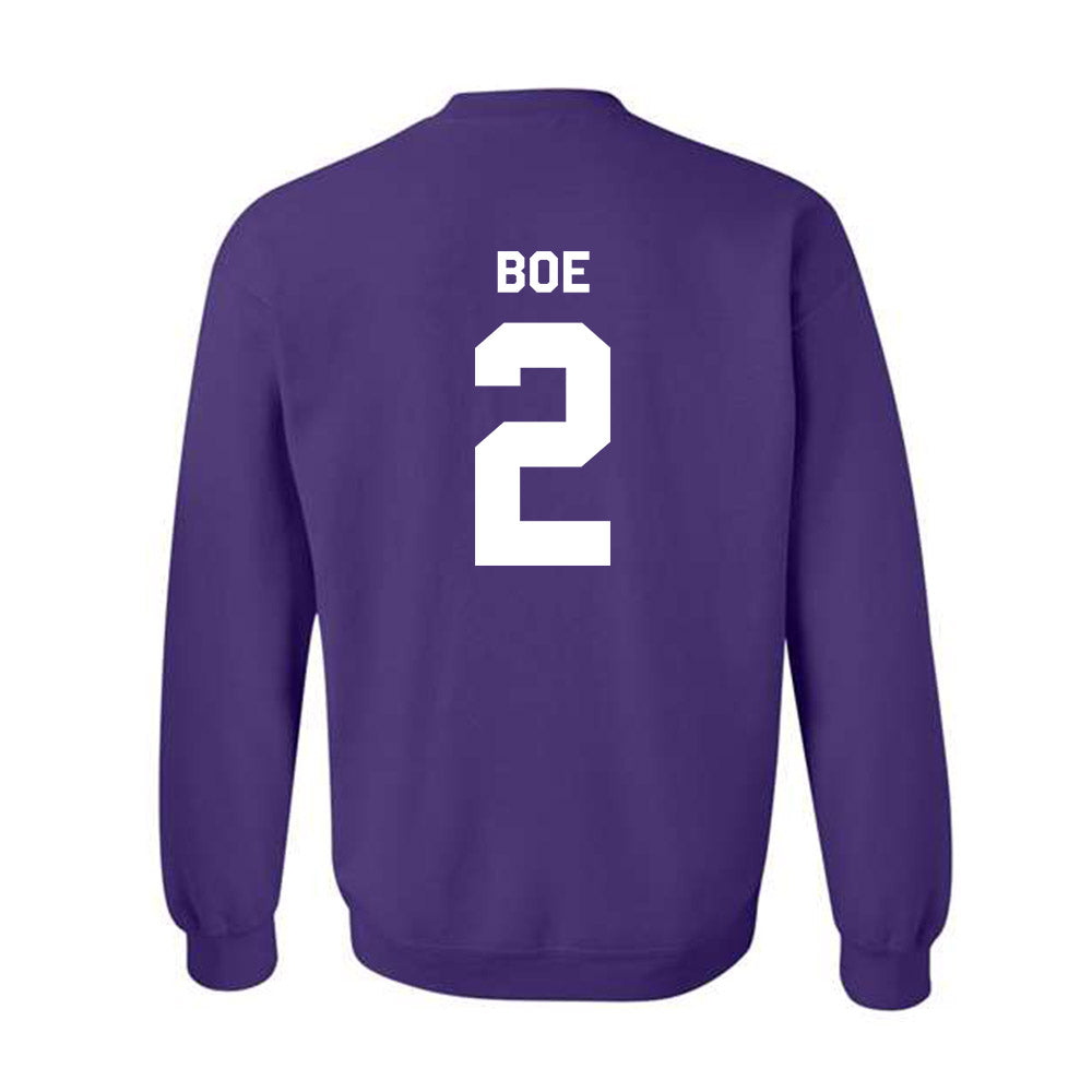 Northwestern - NCAA Football : Ryan Boe - Classic Shersey Crewneck Sweatshirt-1