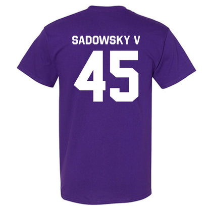 Northwestern - NCAA Football : Jack Sadowsky V - Classic Shersey T-Shirt-1