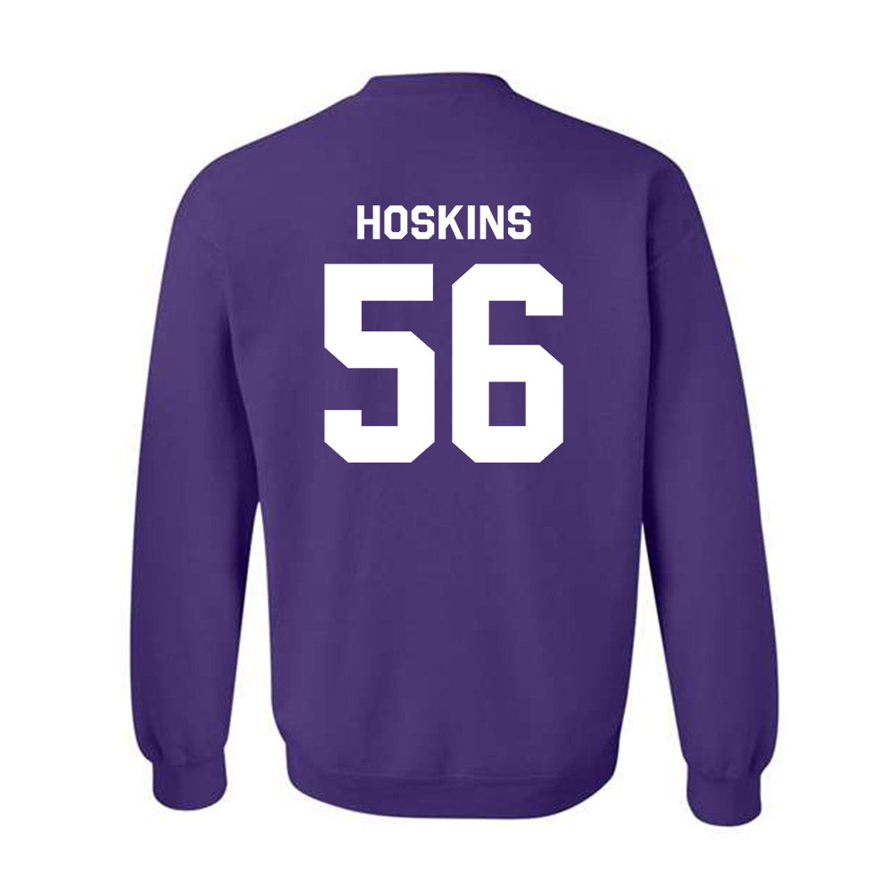 Northwestern - NCAA Football : Tre Hoskins - Classic Shersey Crewneck Sweatshirt-1