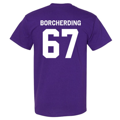 Northwestern - NCAA Football : Jace Borcherding - Classic Shersey T-Shirt-1