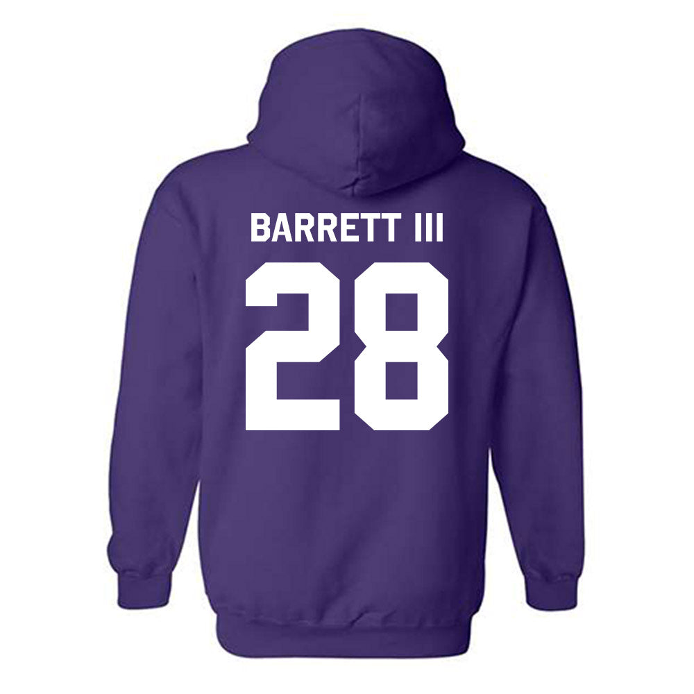 Northwestern - NCAA Men's Soccer : Tre Barrett III - Classic Shersey Hooded Sweatshirt-1