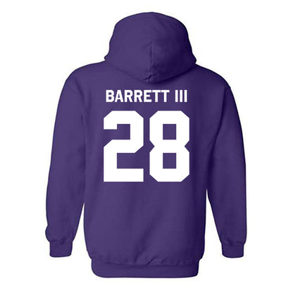 Northwestern - NCAA Men's Soccer : Tre Barrett III - Classic Shersey Hooded Sweatshirt-1