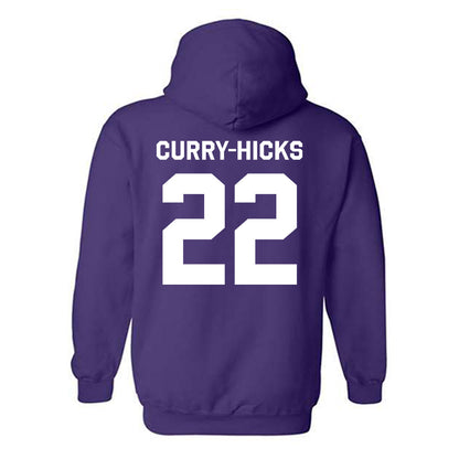 Northwestern - NCAA Football : Terrion Curry-Hicks - Classic Shersey Hooded Sweatshirt-1