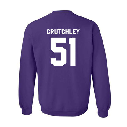 Northwestern - NCAA Football : Miles Crutchley - Classic Shersey Crewneck Sweatshirt-1