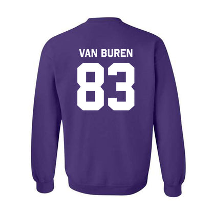 Northwestern - NCAA Football : Blake Van Buren - Classic Shersey Crewneck Sweatshirt-1
