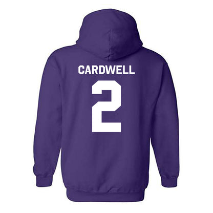 Northwestern - NCAA Women's Soccer : Liz Cardwell - Classic Shersey Hooded Sweatshirt-1