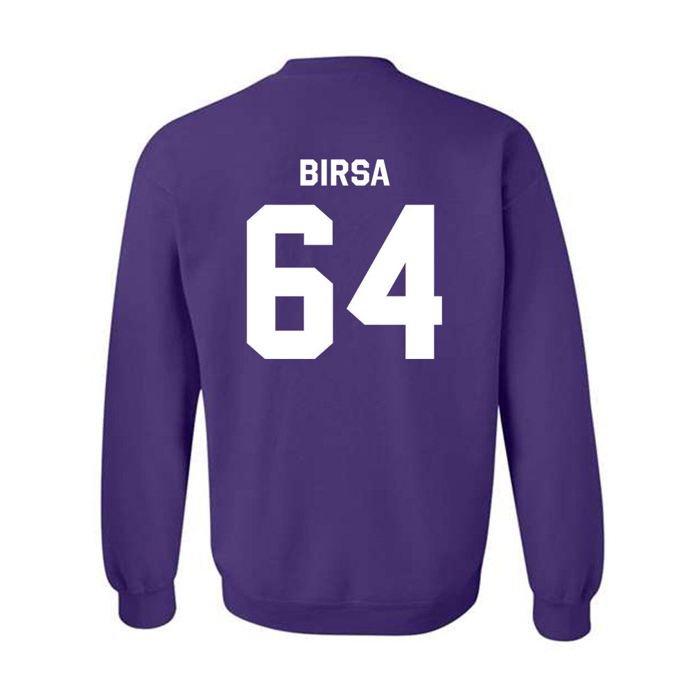 Northwestern - NCAA Football : Anthony Birsa - Classic Shersey Crewneck Sweatshirt-1