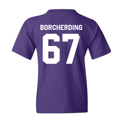 Northwestern - NCAA Football : Jace Borcherding - Classic Shersey Youth T-Shirt-1