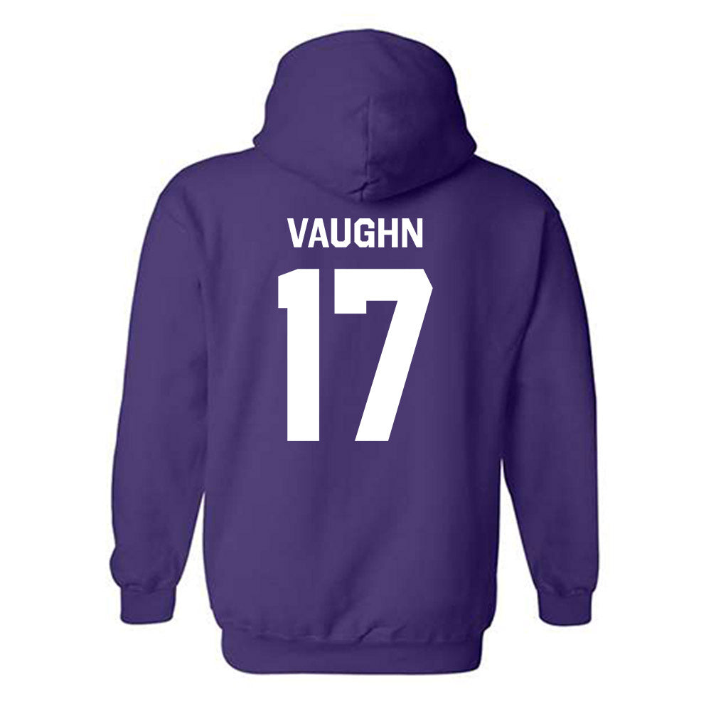 Northwestern - NCAA Football : Jaden Vaughn - Classic Shersey Hooded Sweatshirt-1