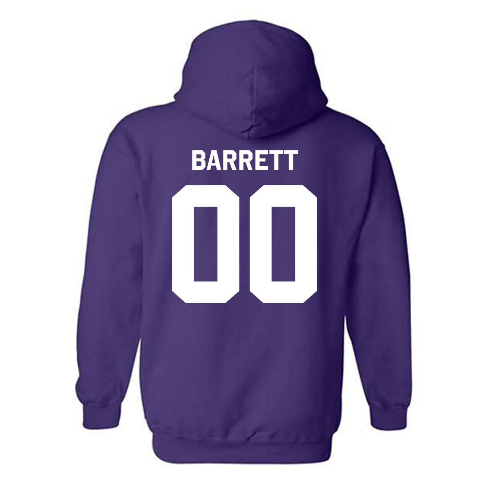 Northwestern - NCAA Men's Soccer : Tre Barrett - Classic Shersey Hooded Sweatshirt-1
