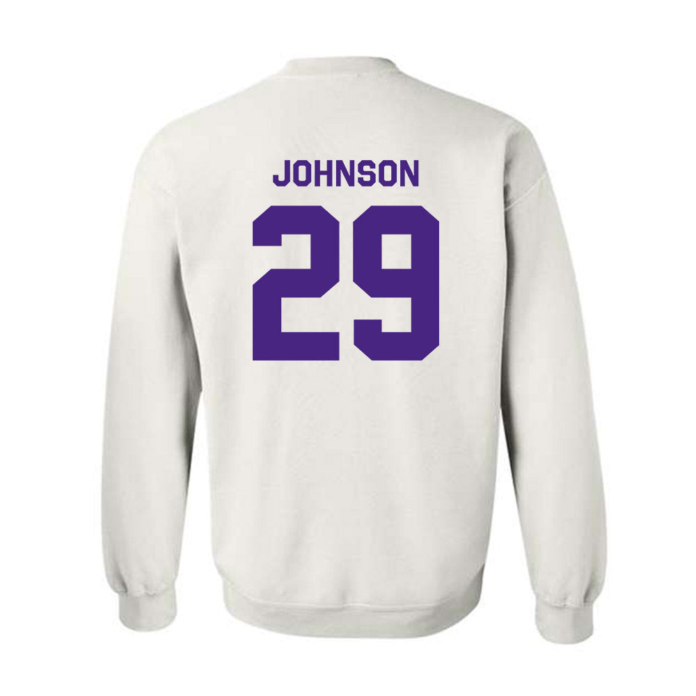 Northwestern - NCAA Football : Qayvier Johnson - Classic Shersey Crewneck Sweatshirt-1