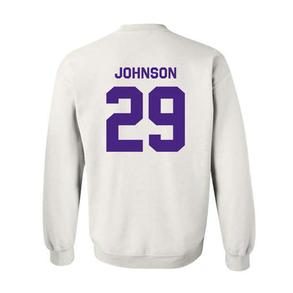 Northwestern - NCAA Football : Qayvier Johnson - Classic Shersey Crewneck Sweatshirt-1