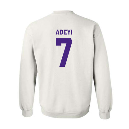 Northwestern - NCAA Football : Ore Adeyi - Classic Shersey Crewneck Sweatshirt-1