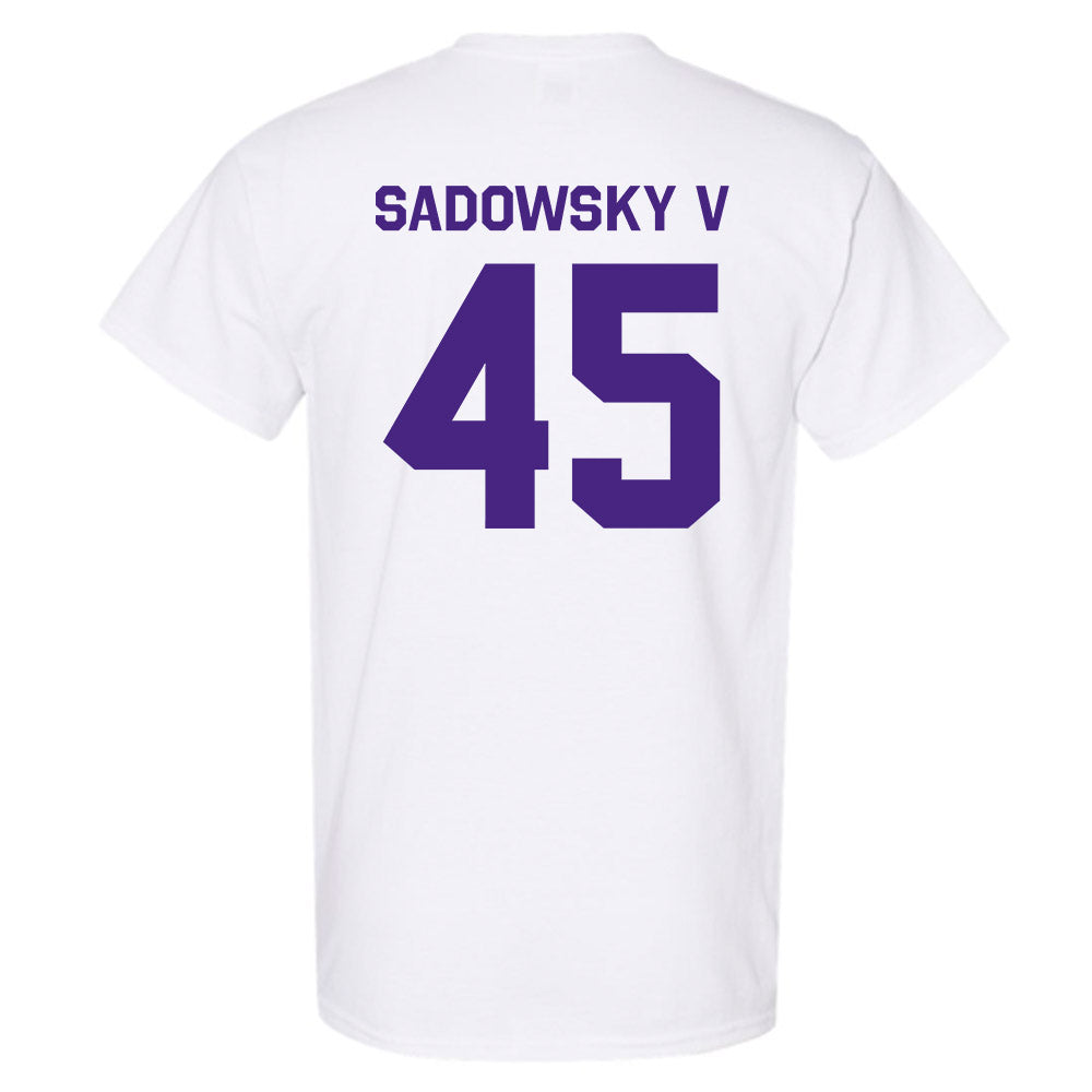 Northwestern - NCAA Football : Jack Sadowsky V - Classic Shersey T-Shirt-1
