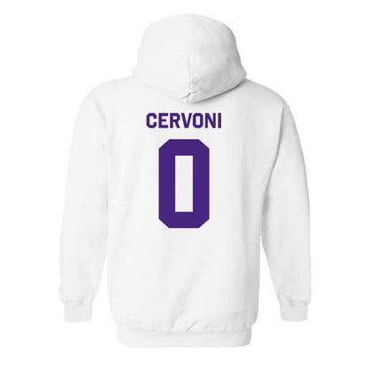 Northwestern - NCAA Men's Soccer : Gino Cervoni - Classic Shersey Hooded Sweatshirt-1