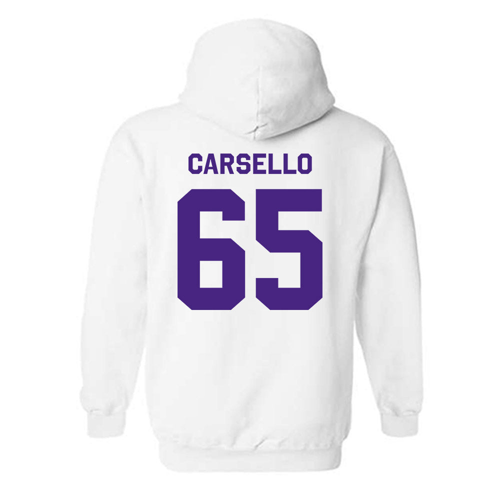 Northwestern - NCAA Football : Jackson Carsello - Classic Shersey Hooded Sweatshirt-1