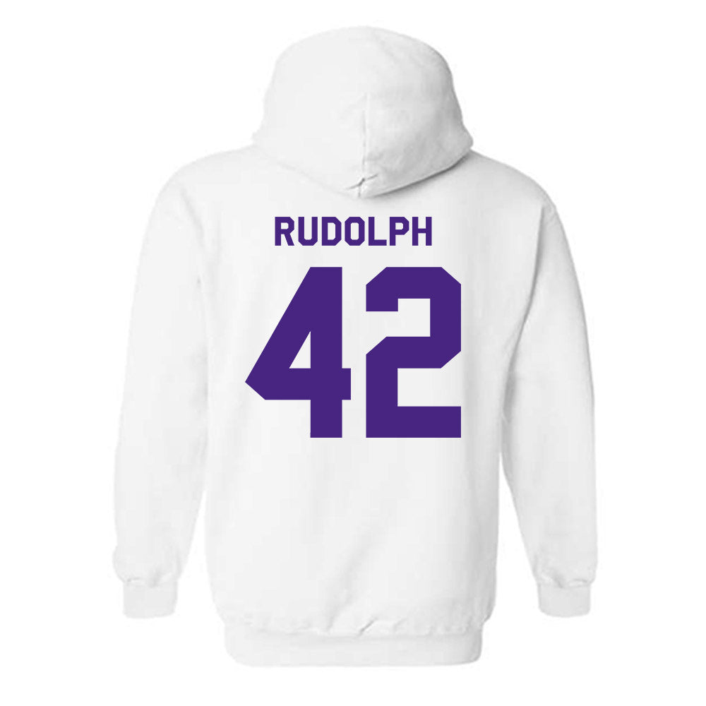 Northwestern - NCAA Women's Lacrosse : Hannah Rudolph - Classic Shersey Hooded Sweatshirt-1