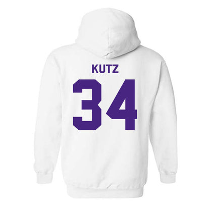 Northwestern - NCAA Baseball : Charlie Kutz - Classic Shersey Hooded Sweatshirt-1